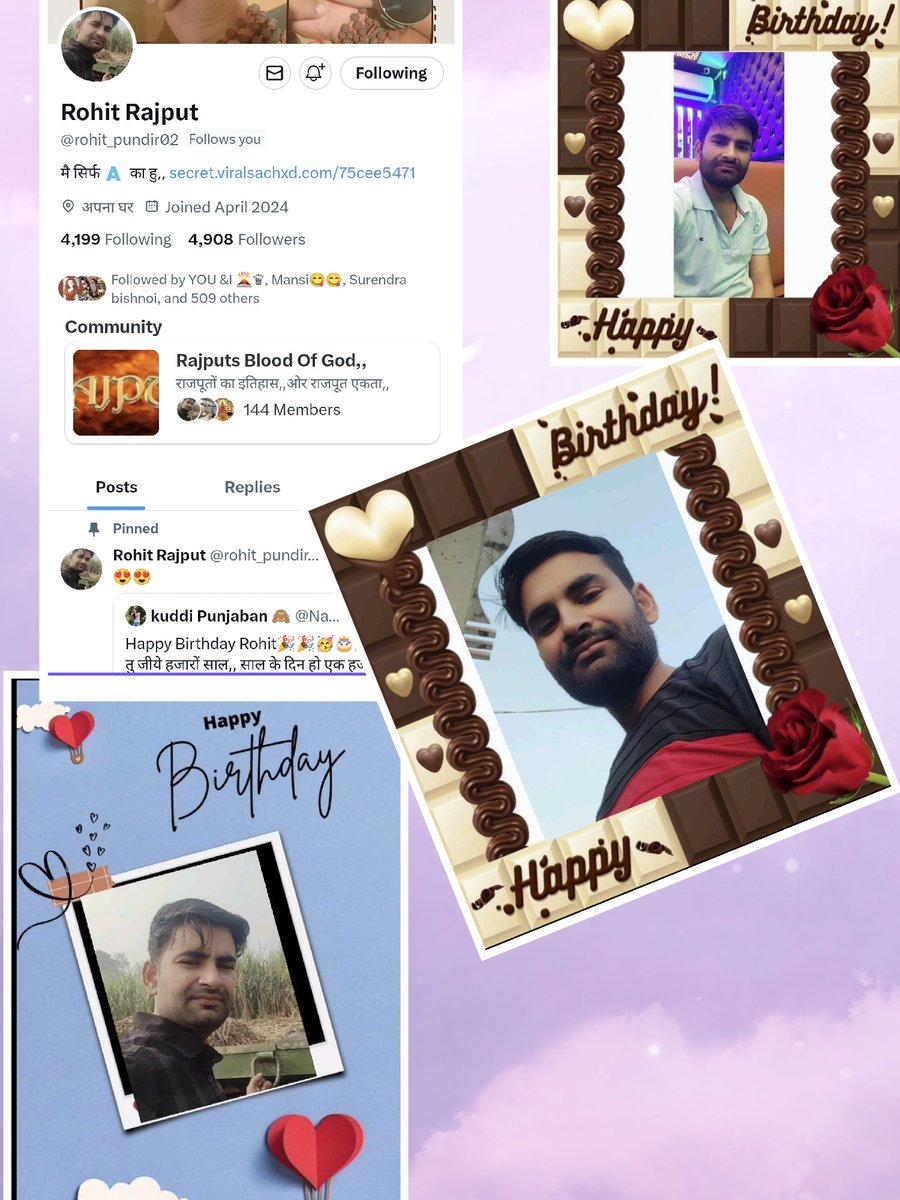 Nakharo_jattii's tweet image. ये खुशियां तुमसे खुशी मांगे,जिंदगी जिंदा दिली मांगे
इतना उजाला हो आपके मुकद्दर में कि चांद भी आकर रौशनी मांगे☺️☺️😍

जन्मदिन की हार्दिक शुभकामनायें रोहित 
बार बार दिन ये आए बार बार दिल ये गाए तुम जियो हजारों साल 
ये मेरी है आरजू हैप्पी बर्थडे टू यू 😍🥳🎉🎉🎂🎂
@rohit_pundir02