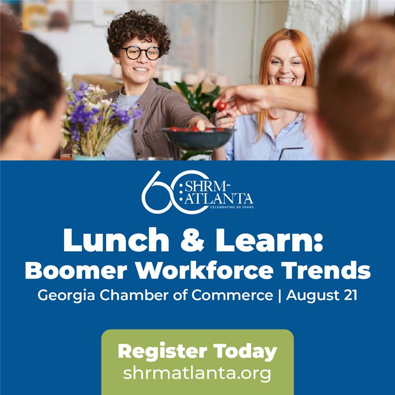 SHRM-Atlanta (@shrmatl) on Twitter photo ๐ฝ Lunchโs on usโinsightโs on the menu!
Join us Thu, Aug 21 <a href="/GAChamber/">Georgia Chamber</a> for Boomer Workforce Trends: Balancing Opportunity, Impact & Transition.
Baby Boomers are redefining workโlearn how to leverage their expertise & lead through change.
โก๏ธ lnkd.in/esQt-f4h ๐ฝ Lunchโs on usโinsightโs on the menu!
Join us Thu, Aug 21 <a href="/GAChamber/">Georgia Chamber</a> for Boomer Workforce Trends: Balancing Opportunity, Impact & Transition.
Baby Boomers are redefining workโlearn how to leverage their expertise & lead through change.
โก๏ธ lnkd.in/esQt-f4h