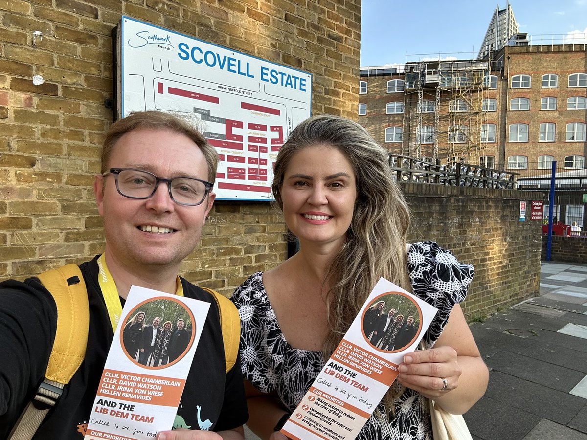 Lovely evening out on the doorsteps in #Borough &amp; #Bankside

Unfortunately, lots of issues to raise with the Council, including complaints about overdue repairs and poor customer service 🤨