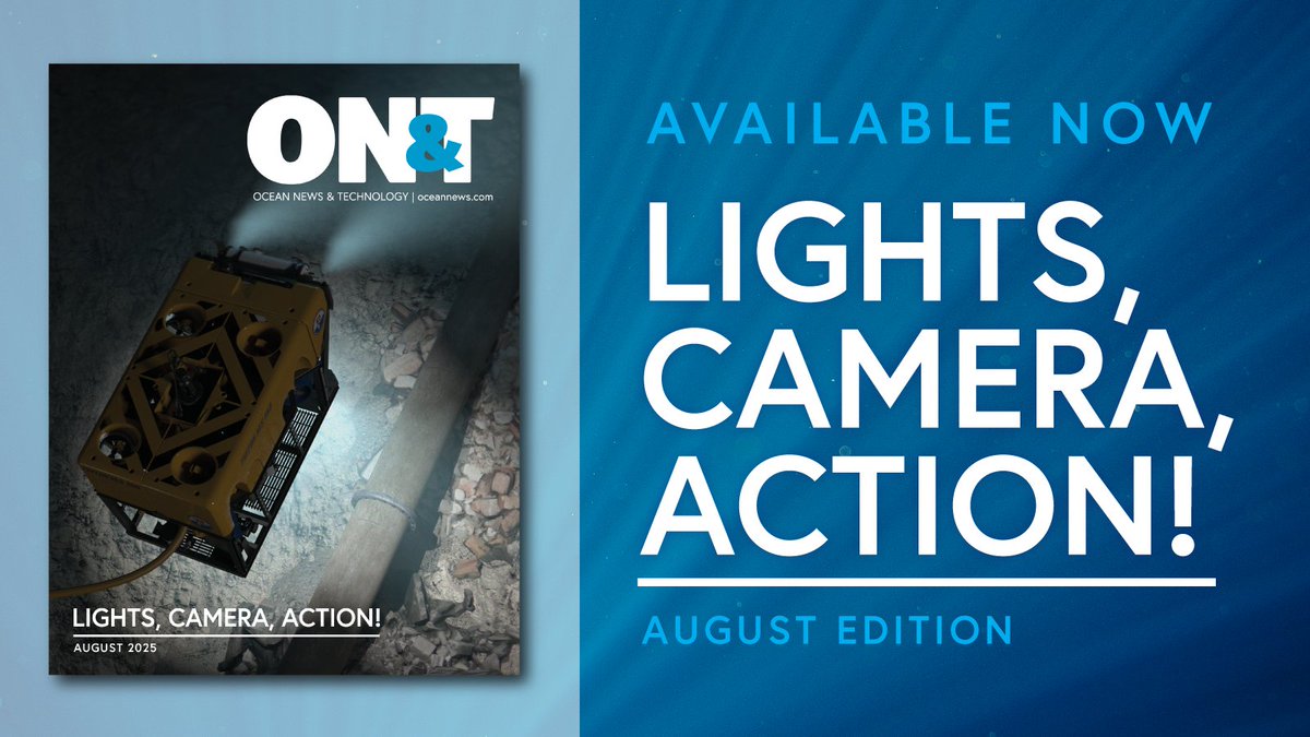 oceannews's tweet image. August’s ON&T: LIGHTS, CAMERA, ACTION!
When it comes to underwater activities, whether for #seabedexploration, scientific discovery, or infrastructure inspection, today we can see deeper and with greater clarity than ever before.
Read more: digital.oceannews.com/august-2025/pa…
#oceantech