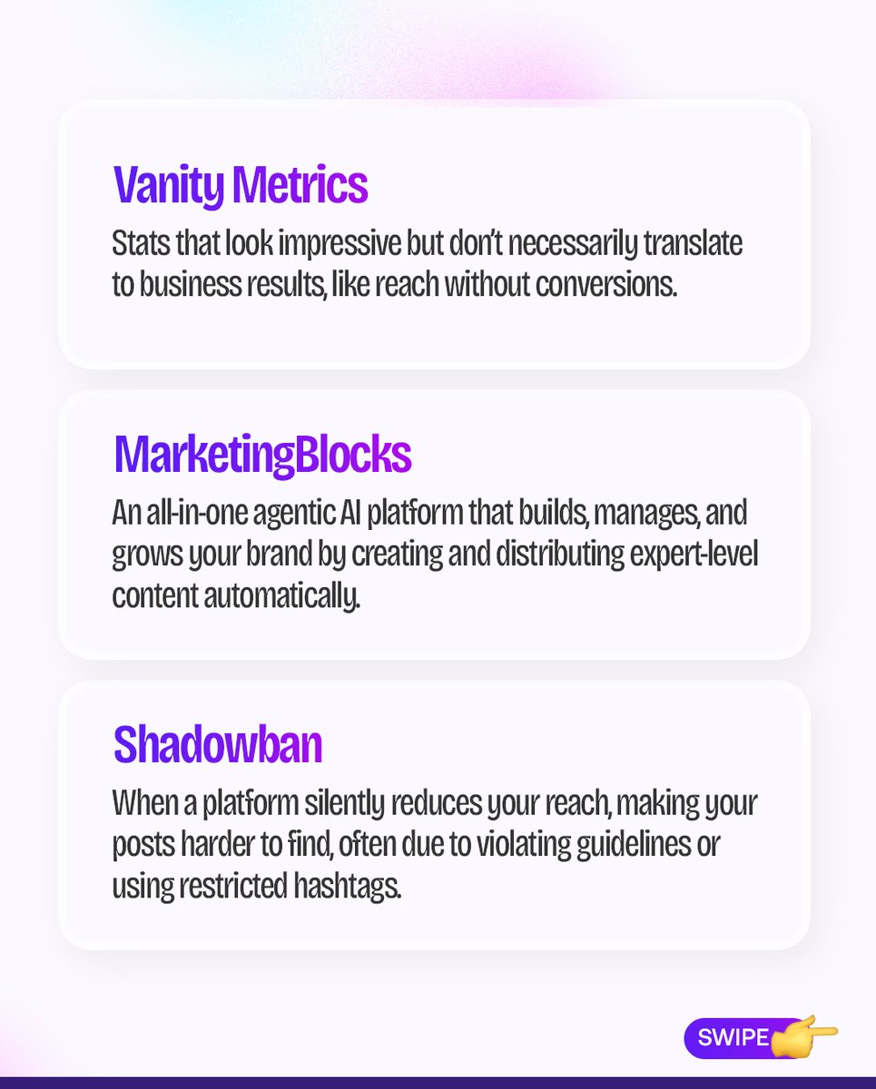 If you post online, you’ve probably heard terms like engagement or reach... but what about GEO-targeting or sentiment analysis?

This thread breaks down important (and often overlooked) social media lingo 👇