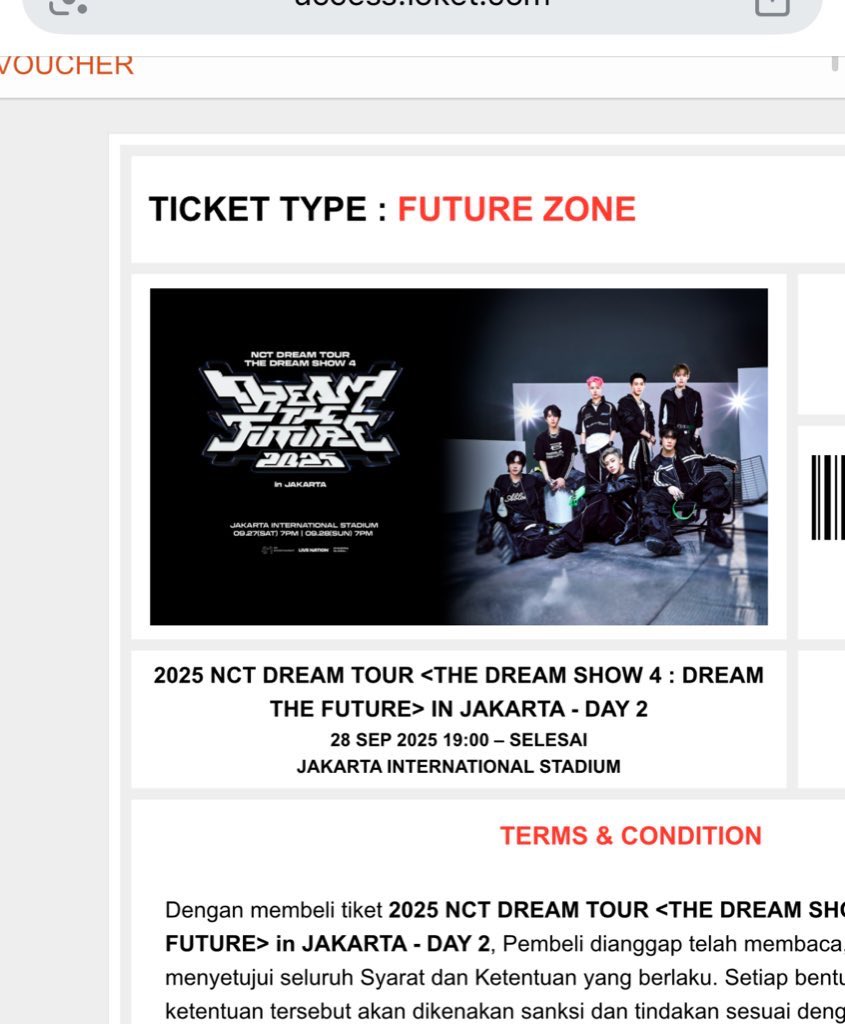 pcyhrj's tweet photo. WANT TO SELL TDS 4 IN JAKARTA
FUTURE ZONE DAY 2 

Member weverse 1tix
Member dyandra 1tix
All proof✅
COD VENUE✅
CICIL✅

minat DM yagess

foreign can dm📩

#wts #tiketkonser #NCT #nctdream #NCTDREAM_THEDREAMSHOW4 #TDS4 #Kpop #konsernct #futurezone https://t.co/ic3sWGBpGt