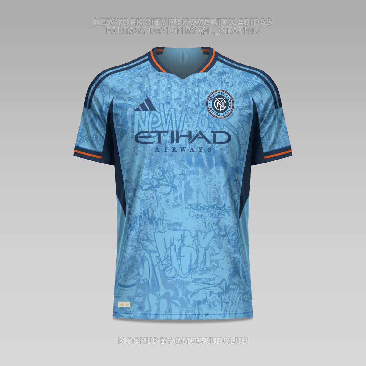 New York City FC Home Kit x Adidas // Fantasy Design  

Kit inspirado en el arte callejero de New York, considerada la cuna del graffiti moderno, con sus orígenes ligados al sistema de transporte subterráneo y al movimiento cultural del hip hop en la década de 1970

Se viene