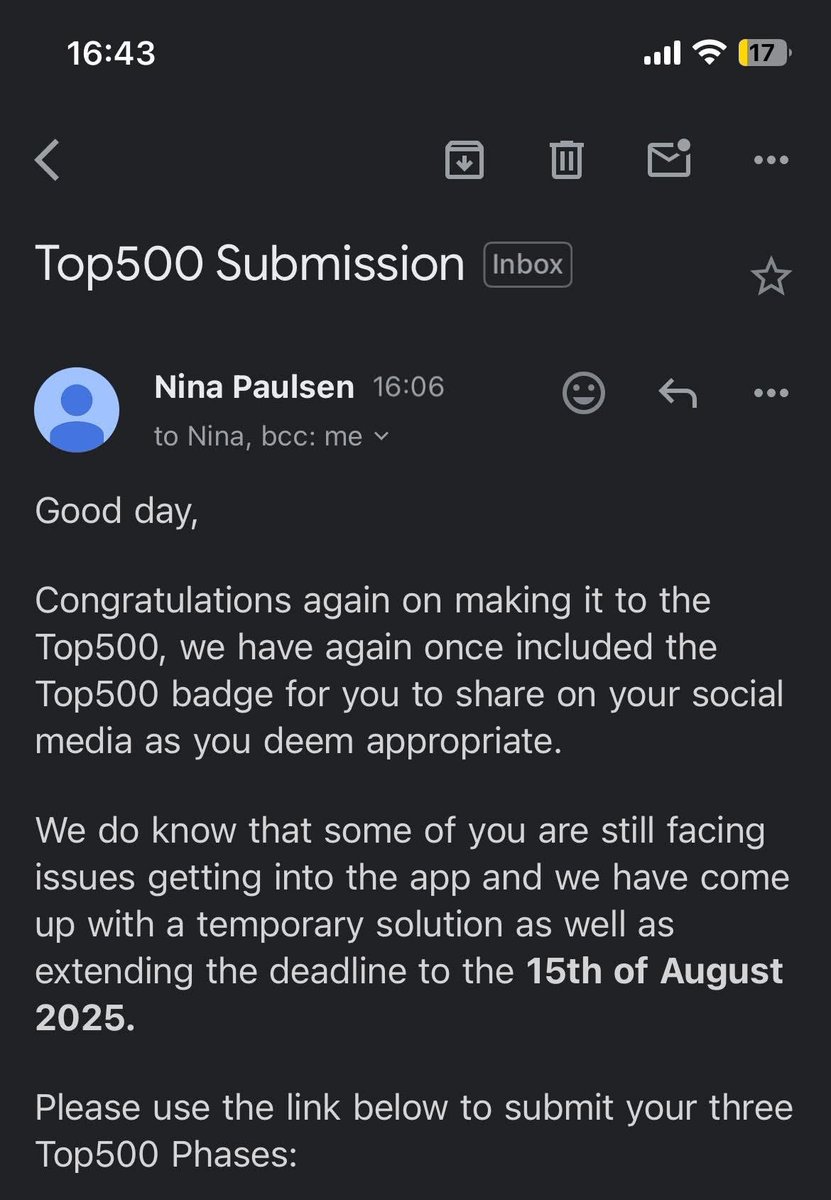 My ass really made it to SA’s Top 500 Grads😅❤️.
Yah neh😂❤️❤️❤️❤️❤️