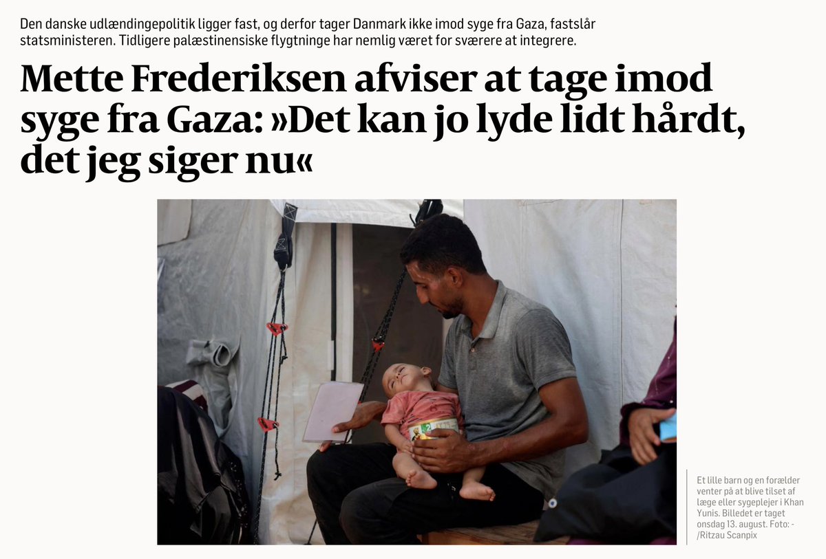 Det er ikke hårdt. Det er kynisk og modbydeligt.