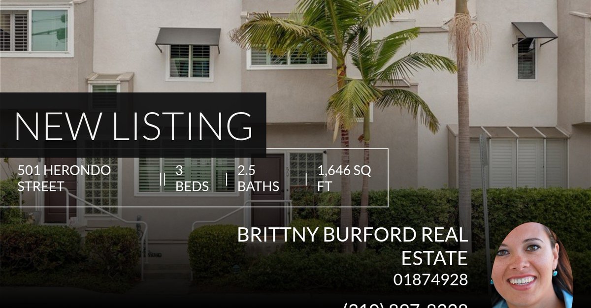 📍 New Listing 📍 Take a look at this fantastic new property that just hit the market located at 501 Herondo St 50 in Hermosa Beach. Reach out here or at (310) 897-8228 for more information

Brittny Burford
Estate Properties
DRE #0... homeforsale.at/501_HERONDO_ST…