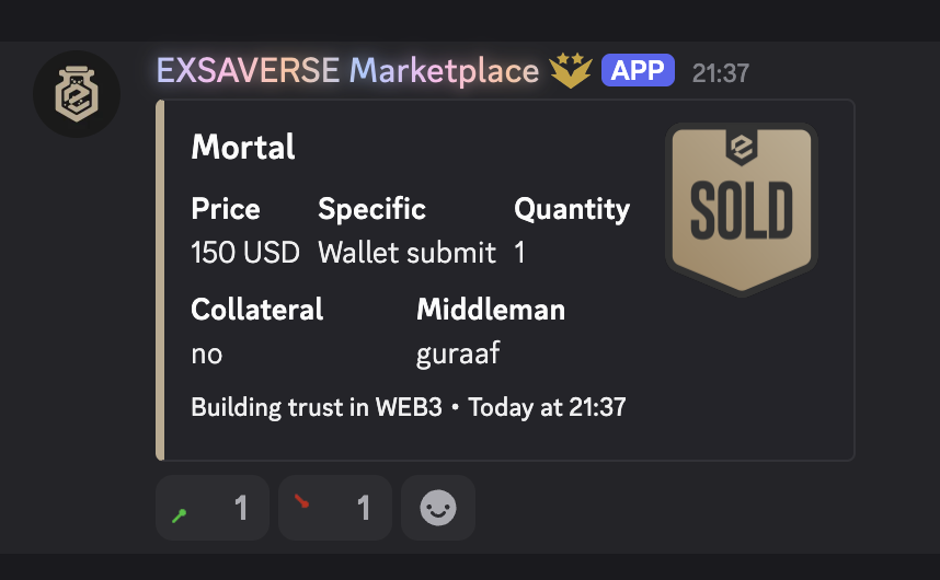 snarkw_'s tweet photo. WTF is this? This price must be a joke. 

We never endorse OTC WL sales. Know the value of your @MortalCK WL spot!! https://t.co/pRhb95s2cr