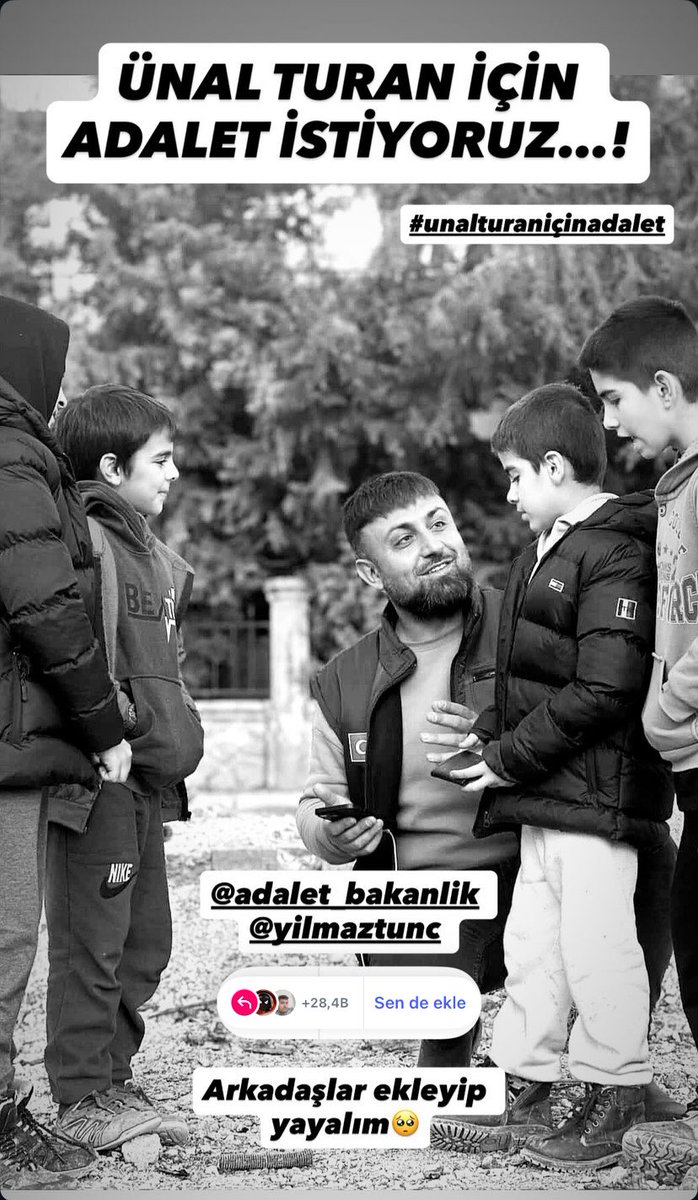 #UEnalTuranİcinAdalet 
<a href="/CeylanKoynat/">Ceylan Koynat Turan</a> 
Ünal turan yalnız değildir.