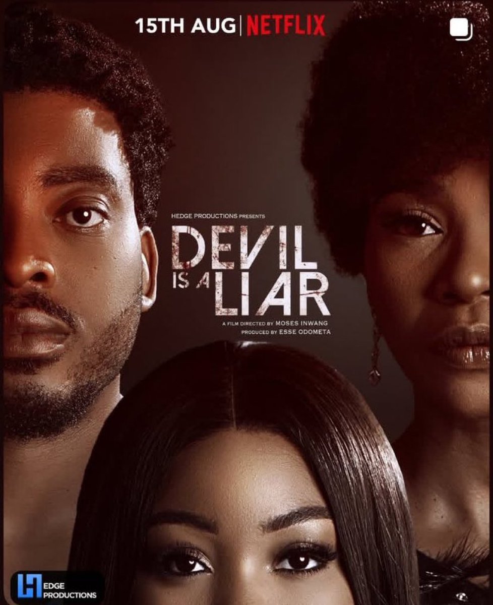 OmololaIbikunl1's tweet photo. I just finished watching this nice movie. Great to see my fave in action again. I was hoping for a more torturous death for Jaiye. Damn! The guy is the devil himself.
#devilisaliar #ericanlewedim https://t.co/4CfWfkqmLp