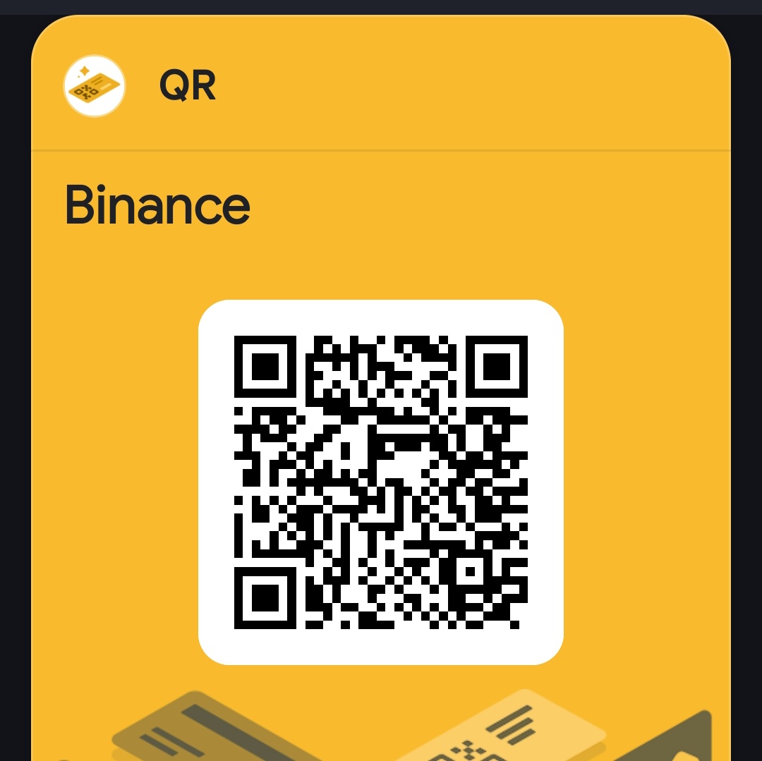 Puedes agregar tu QR de binance a la billetera de Google y así tener todos los QR en un mismo sitio.