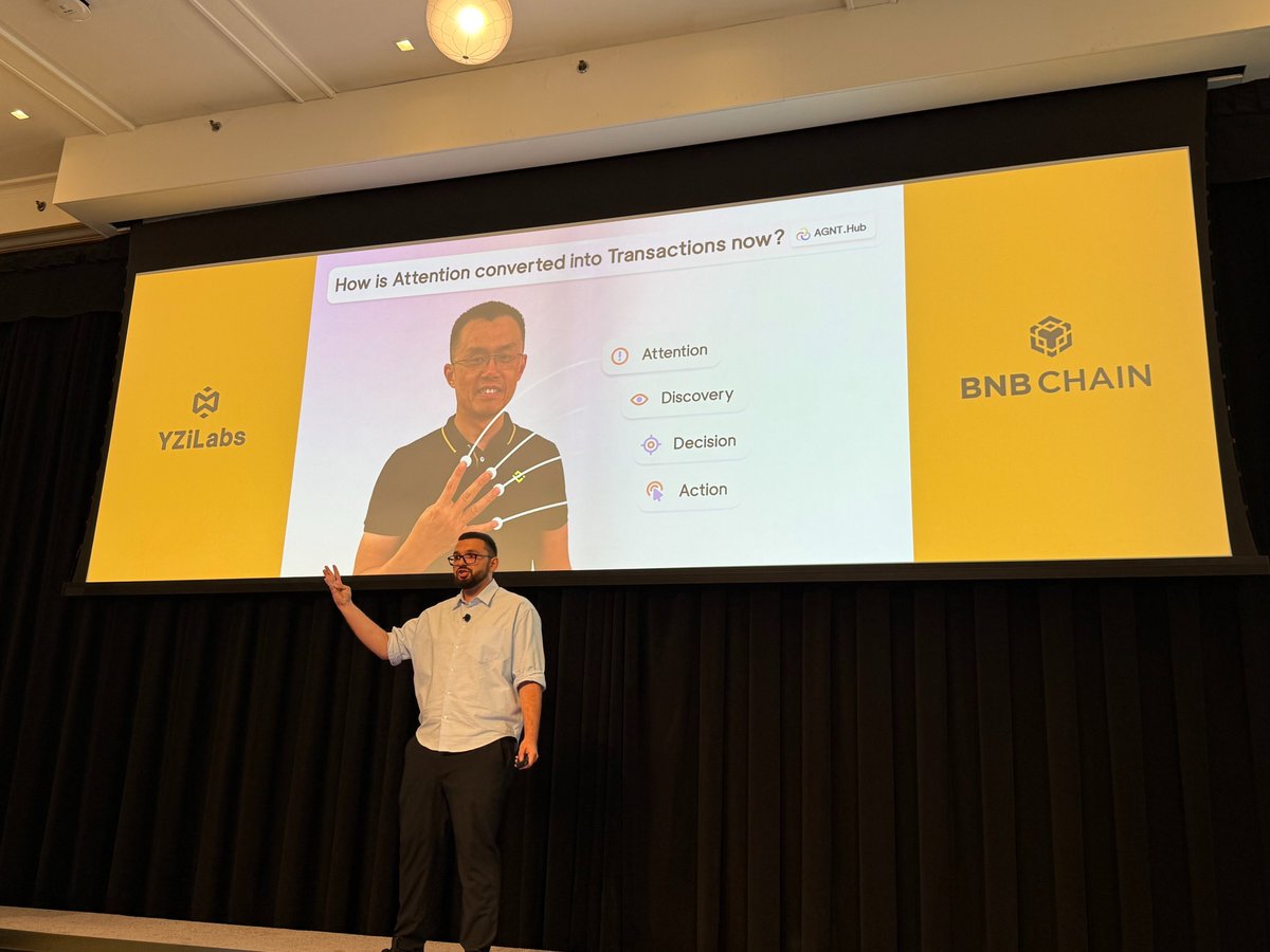agnt_hub presenting at BNB Chain Demo Day
