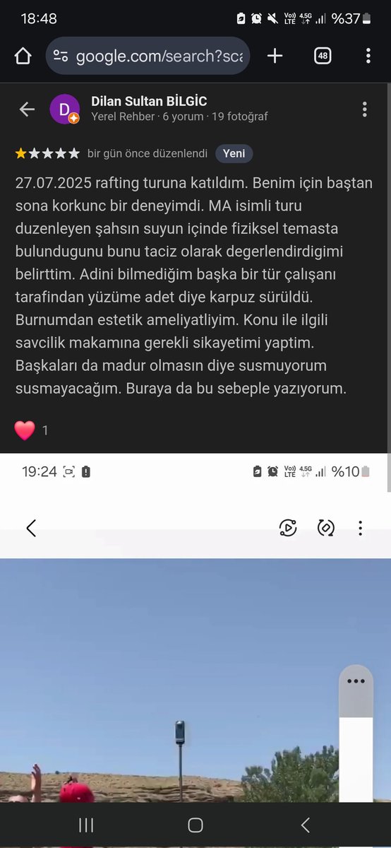 Dilan_Bilgicc's tweet photo. Sosyal medyada adalet arayanları anladığım günden selamlar
27.07.2025 tarihinde Erzincanda katıldığım rafting turunda MA isimli şahıstan taciz edildigim iddiasiyla(böyle demek lazimmis) şikayetçi oldum.Sahis arkasında bilmediğim güçler olduğu söylemiyle etrafta gezip ifadeye bile https://t.co/NPXF3hI8bl