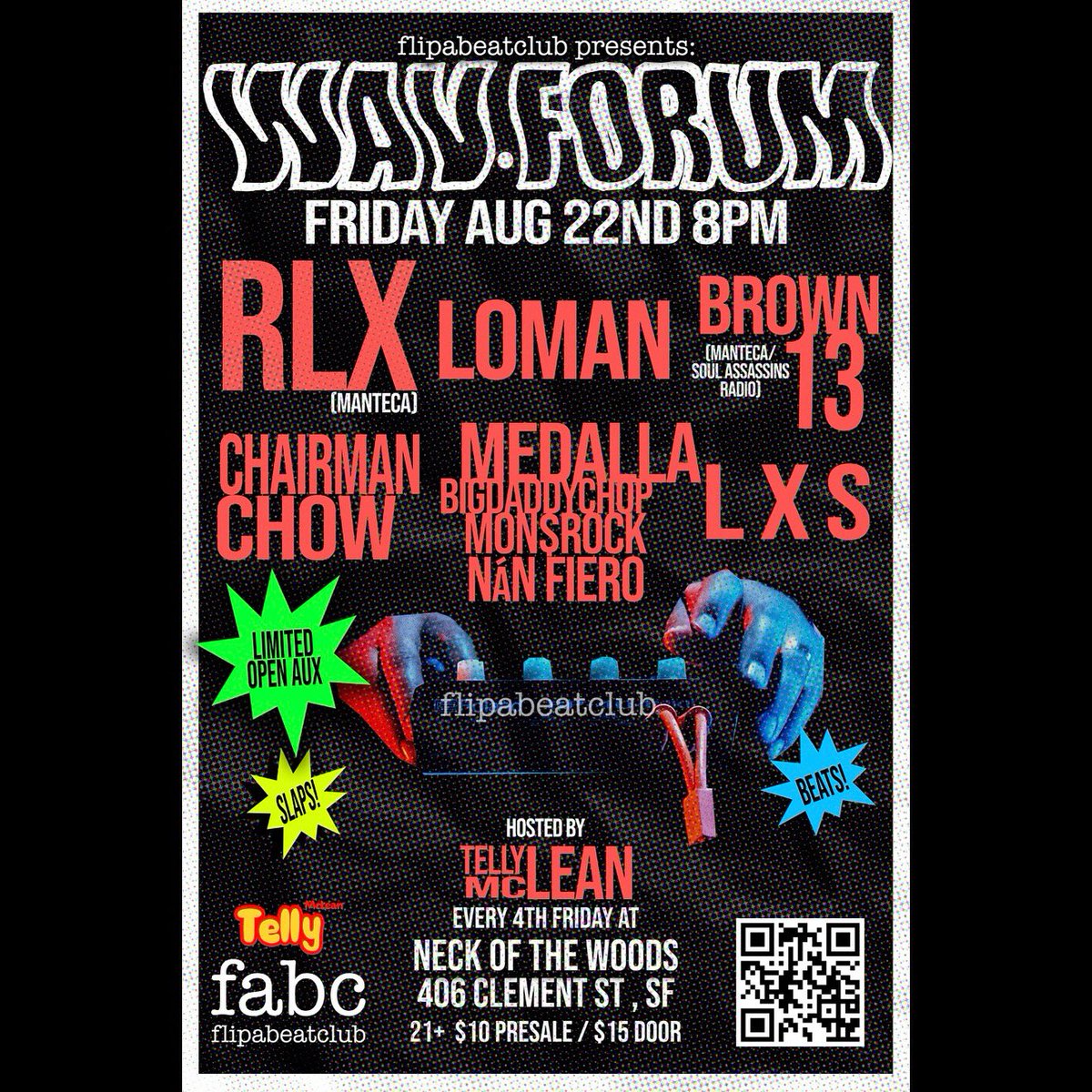 flipabeatclub ®️ (@flipabeatclub) on Twitter photo Next Friday at #wavForum in San Francisco 
Get your presale tickets asap
ticketweb.com/event/flipabea… Next Friday at #wavForum in San Francisco 
Get your presale tickets asap
ticketweb.com/event/flipabea…