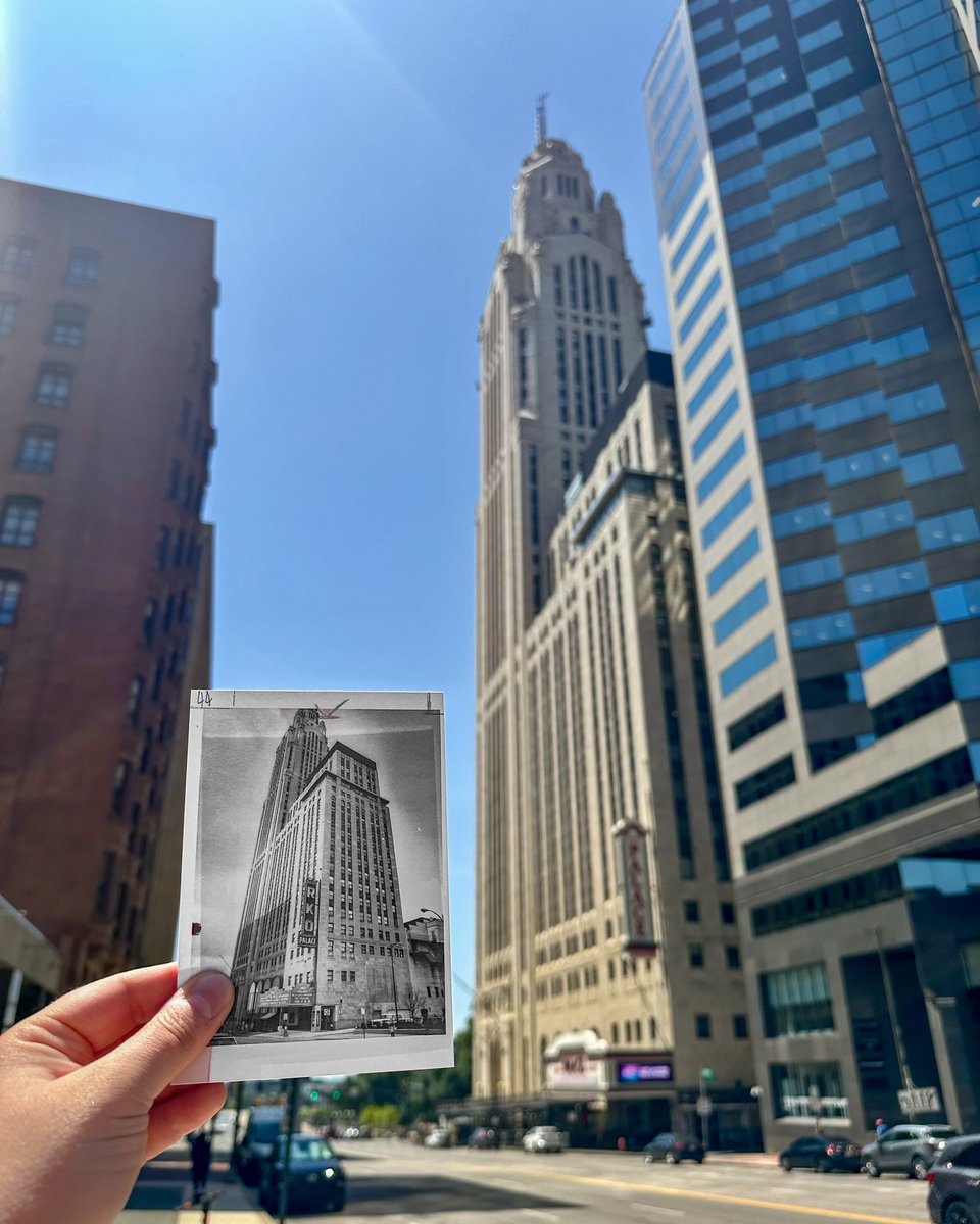 In 1927, the LeVeque Tower was the fifth-tallest building in the world.

It was designed to dock airships (like blimps) to its top floor, but that never happened – the dirigible era passed too quickly.