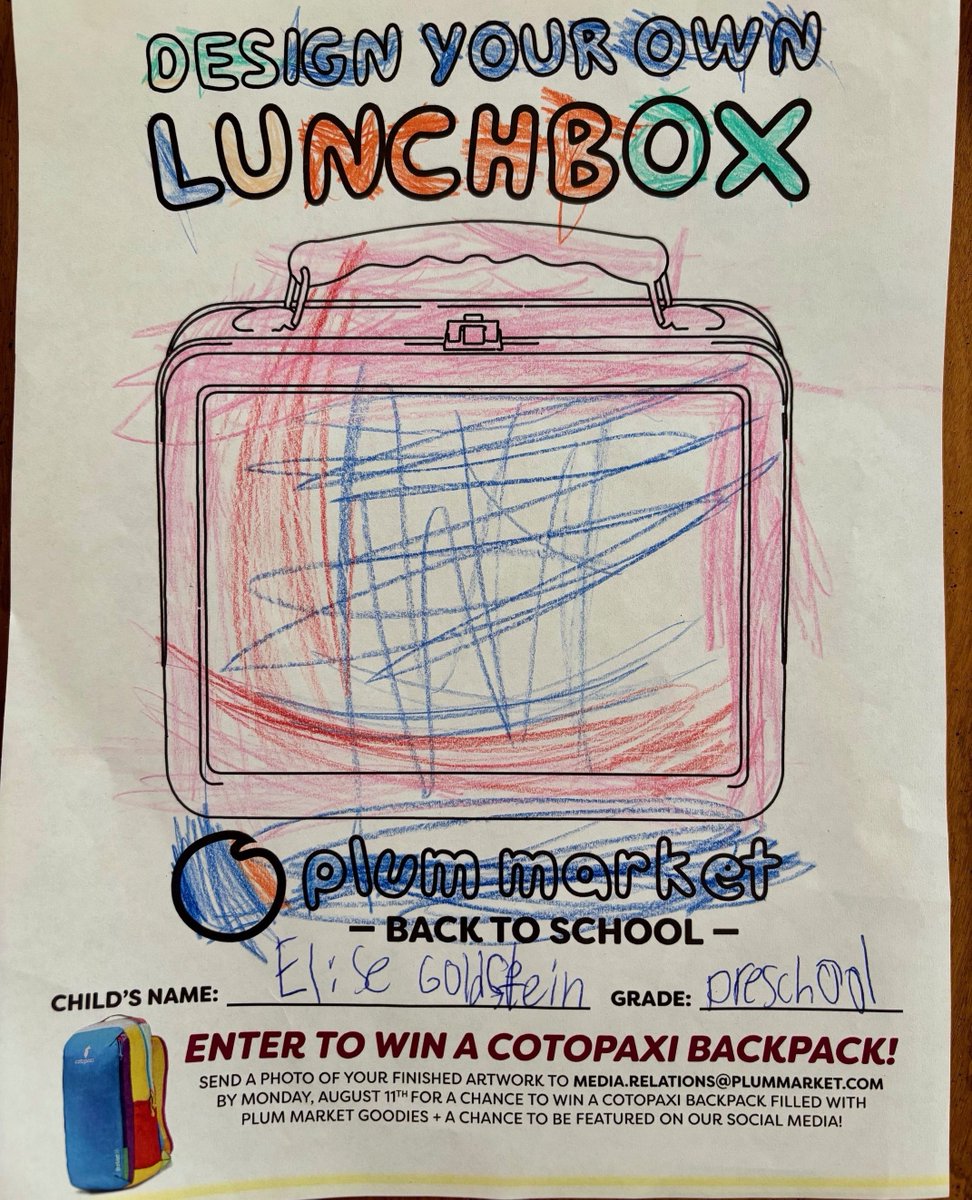 PlumMarket's tweet photo. Thanks to everyone who entered our Back to School giveaway. We received so many creative lunch boxes and delicious looking lunches. 😉 https://t.co/8GAH1lQjPO