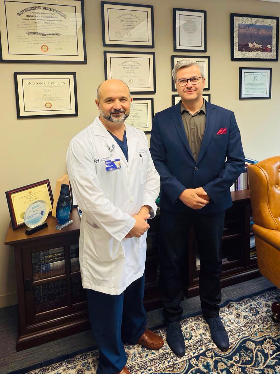 Great to host Dr. Pawel Grabala, one of the most prominent spine surgeons from Poland, today at <a href="/NeurosurgeryNM/">Neurosurgery at NM</a>. We toured the world-class Northwestern Center for Spine Health and discussed future academic and training partnership opportunities.