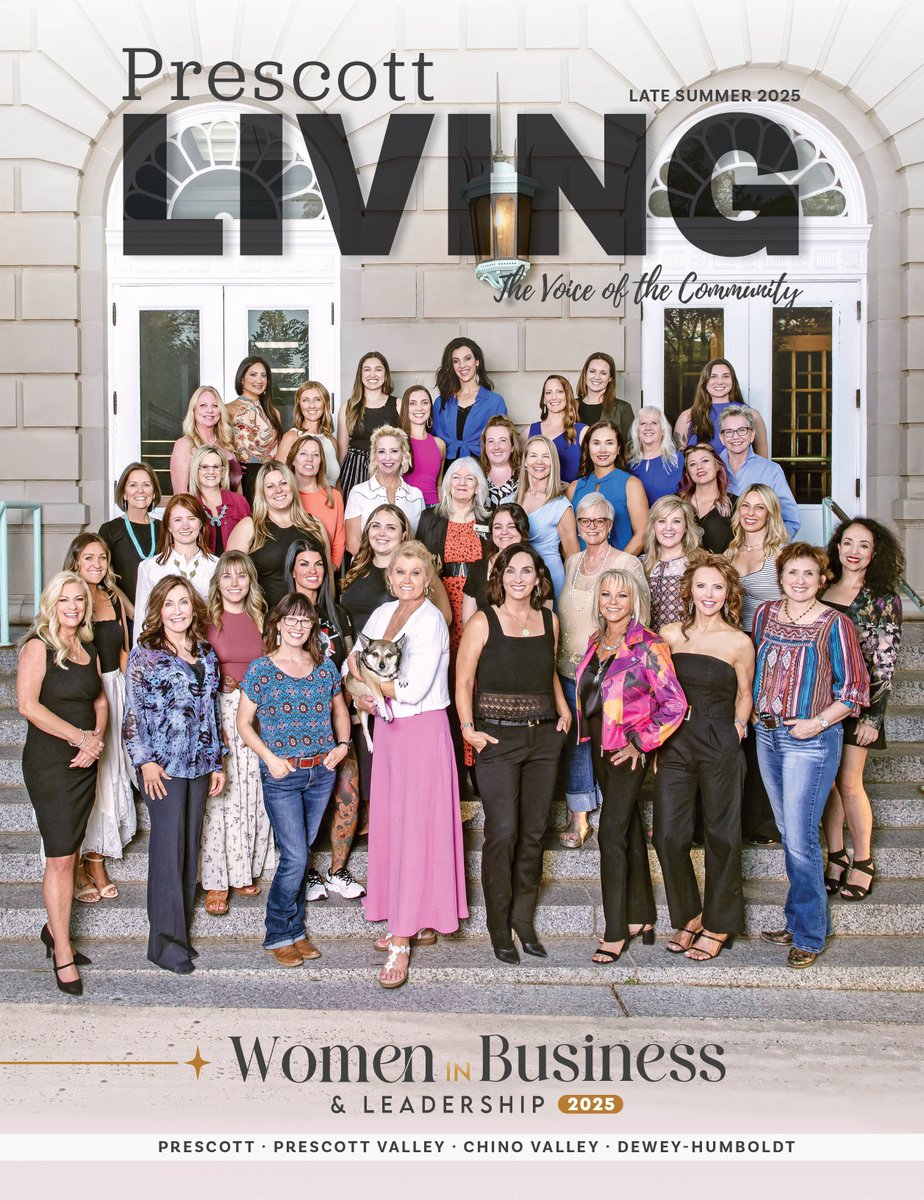 The Late Summer 2025 issue of Prescott LIVING is now available! It's our annual Women in Business &amp; Leadership issue.
⭐️ Pick up a free copy in the ROX Media magazine racks at Safeway, Sprouts and Fry's grocery stores or read the digital edition: prescottlivingmag.com/copies
#prescott
