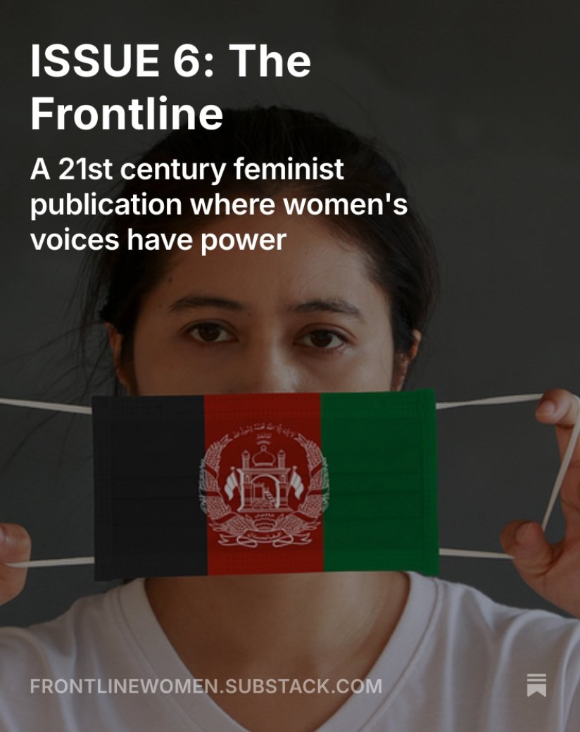 Four years today the Taliban returned to power in Afghanistan. The women in this week's edition continue to fight to be heard.  Please read them. 

1/2

frontlinewomen.substack.com/p/issue-6-the-…