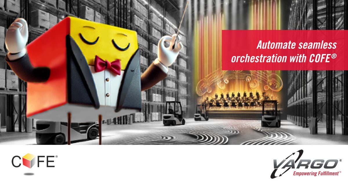 VARGOSolutions's tweet image. COFE® is the conductor that automates seamless orchestration.
· 75% faster order completion times
· 50% more building throughput
· 30% lower processing costs per unit
· 25% less required CapEx equipment
Discover how COFE®can #transform your operations.
vargosolutions.com/contact/