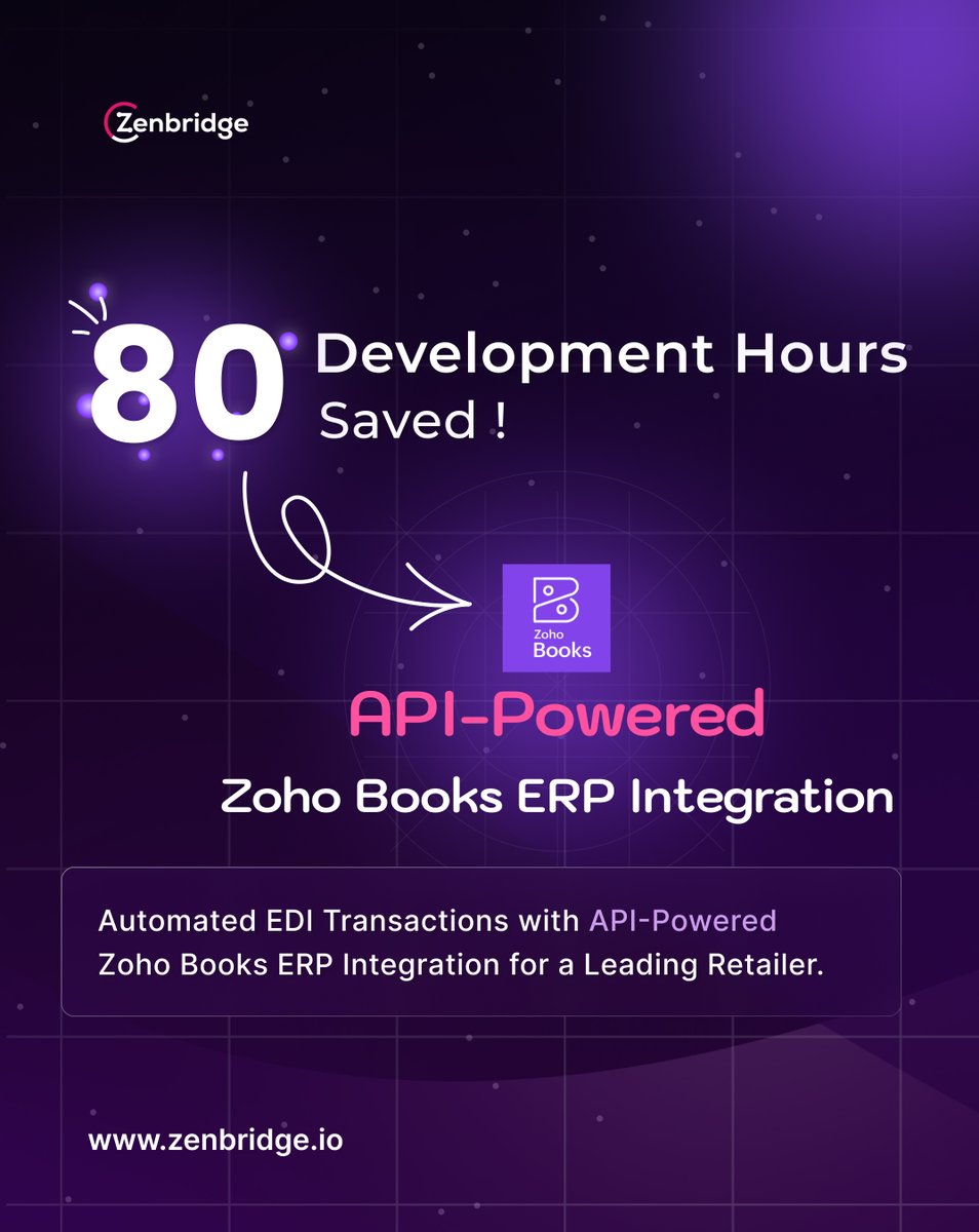 Zenbridgeio's tweet image. Manual EDI data entry can take up to 40% more time and lead to costly delays.
Faster transactions, fewer errors, and instant data flow across systems - this is how modern retail stays ahead.
Visit zenbridge.io/schedule-demo/ to upgrade your EDI workflows
#edi #ediasapi #apipower