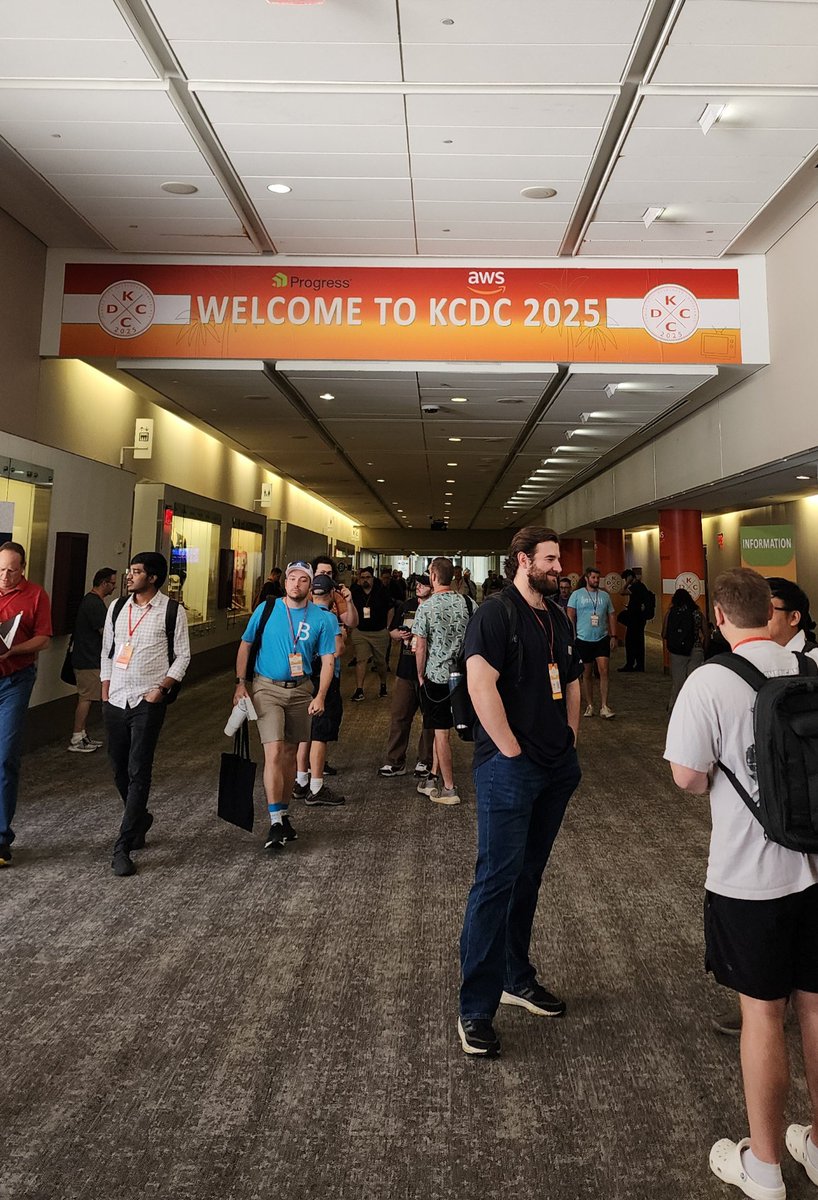 quorralyne's tweet image. The hallway track is the ultimate track. #kcdc2025