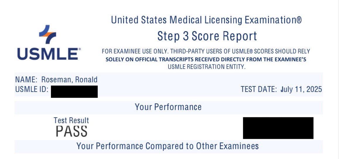 Goodbye USMLE 👋🏽 #step3 #boardcertified
