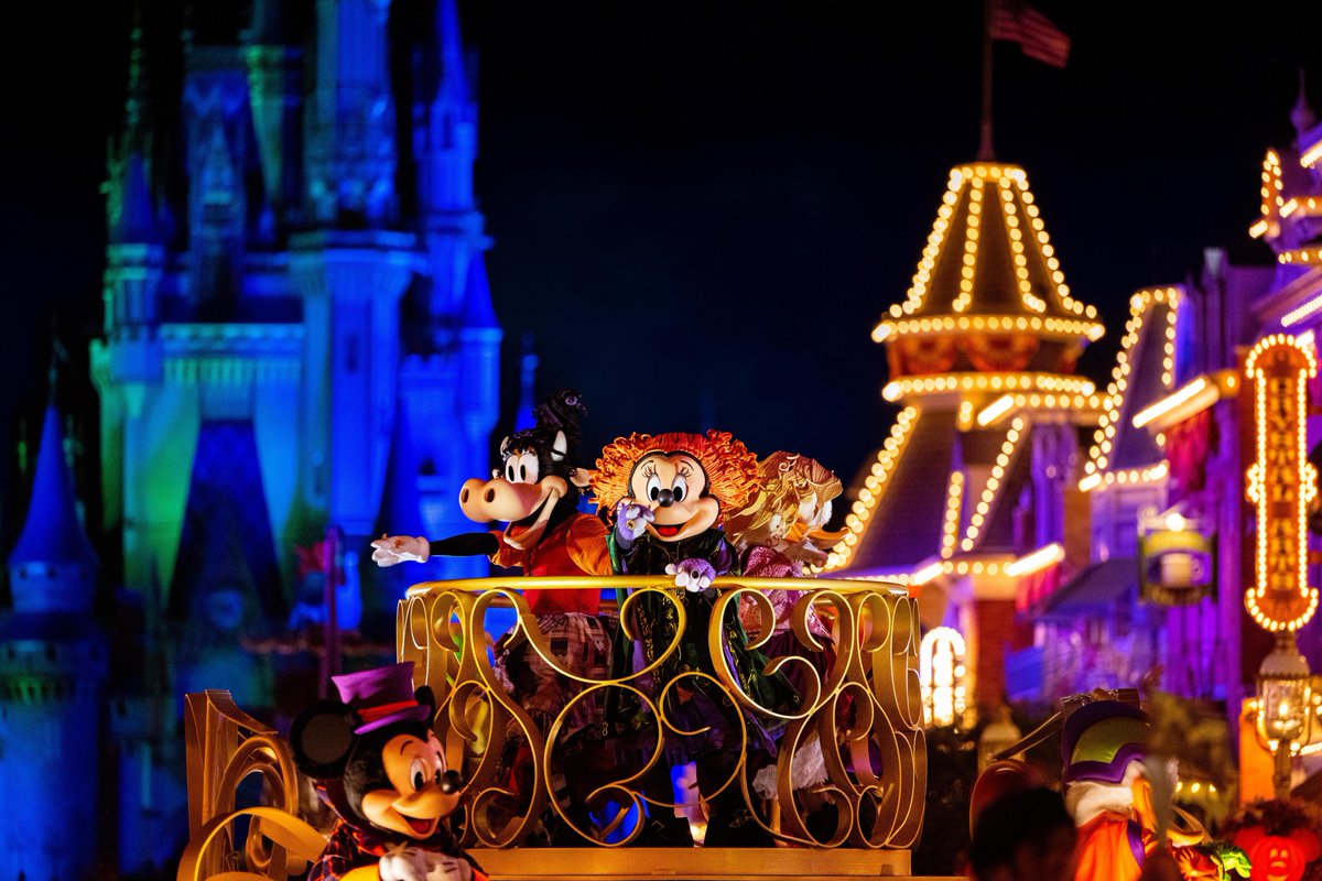 DisneyParks's tweet photo. Wondering where to find your favorite characters at Mickey's Not-So-Scary Halloween Party at Magic Kingdom? 🎃 We've got you covered ✨ https://t.co/My6Ec3f2g6 https://t.co/IeGBqlL1b2