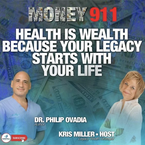 Most heart disease is preventable! I’m featured on the Money 911 podcast with Kris Miller 🎧 Tune in and take back control of your life! 

Listen to Podcast here! 👉 open.spotify.com/episode/1BwwVi… 

#HeartHealth #PreventiveMedicine #Money911Podcast