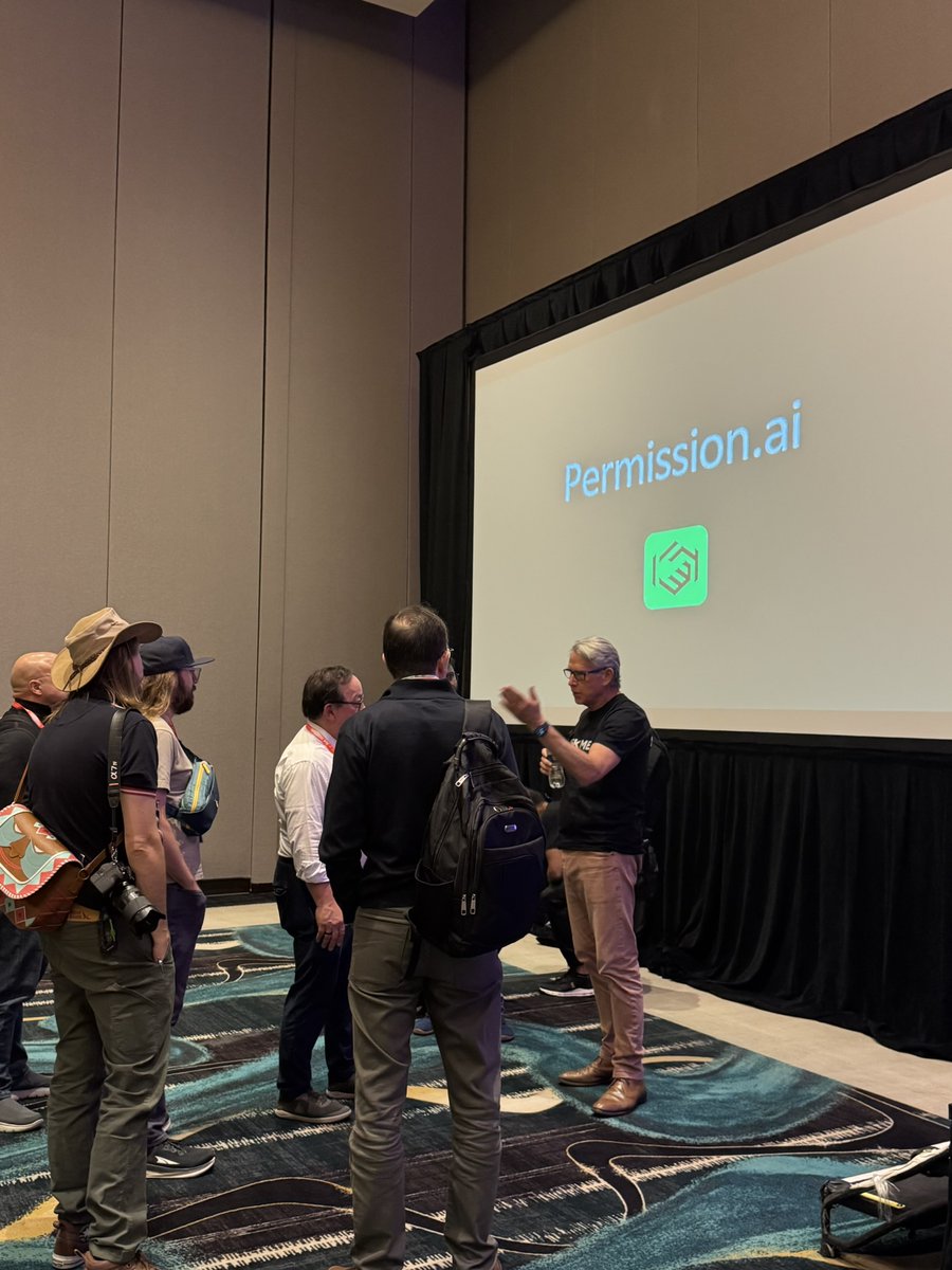 CharlieHSilver's tweet photo. At @Ai4Conferences , we launched Permission Agent and put our stake in the ground:

AI needs permission.

Three days. Thousands of conversations. One takeaway.

The market needs and wants the Permission layer for AI — and we’ve built it. https://t.co/j0HZ2OV3rC