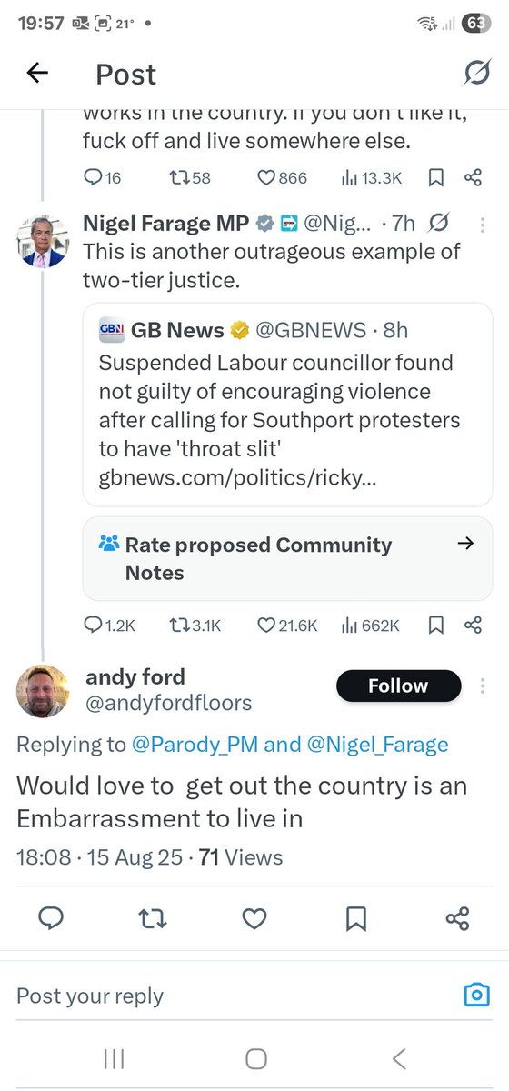 I wonder what's stopping Andy from leaving the country? Please tell me it's because of Brexit, it would be such a delicious irony! 😂😂😂