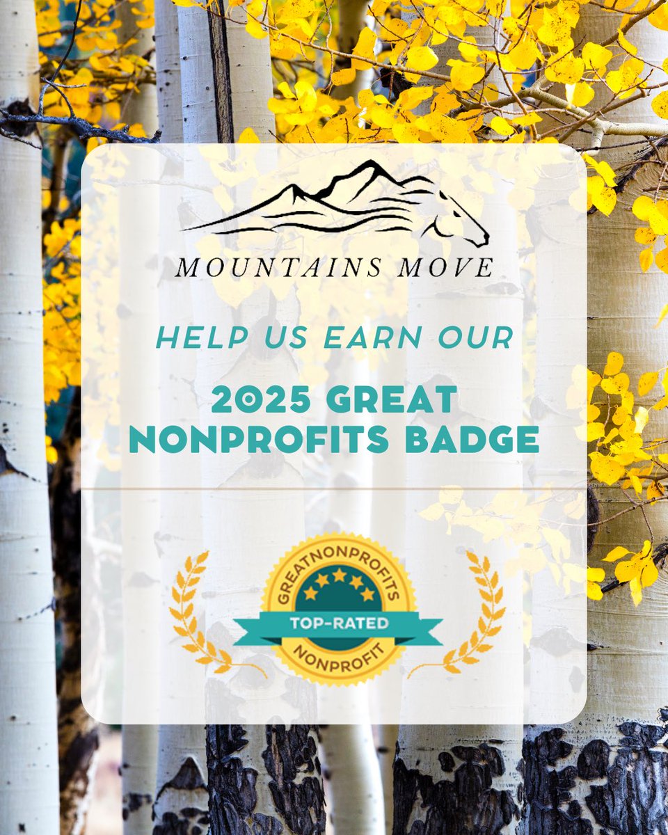 MountnsMove's tweet image. Help us earn our 2025 Top-Rated Nonprofits badge! 🏔️
If Mountains Move has impacted you—or you believe in our mission to serve veterans, military, &amp;amp; first responders—share your story on Great Nonprofits.

👉 greatnonprofits.org/org/mountains-…

#Veterans #Military #FirstResponders #Nonprofit…