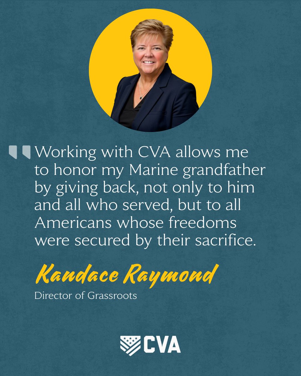 ConcernedVets's tweet image. CVA is unique because we’re a veteran-led organization fighting for policies to improve all Americans’ lives. Our team consists of veterans and patriots like @KRaymondTX, who dedicate their lives to service in a civilian capacity.