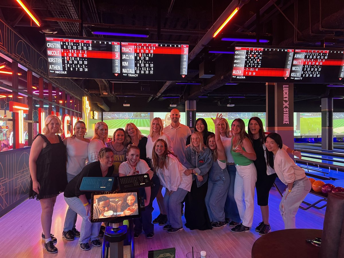 24seventalent's tweet image. Strikes, spares, and team spirit! 🎳 Our LA crew brought their A-game to the lanes for a fun night out with the team.

#teamouting #worklifebalance #teambonding #teamwork #24seven