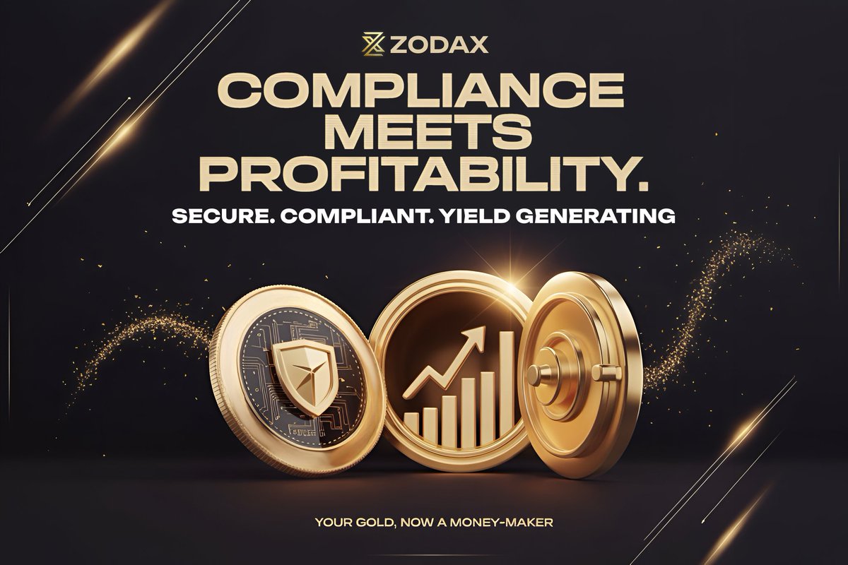 🛡 Compliance Meets Profitability ⚡

In Zodax, gold isn’t just compliant.
It’s productive.

✅ 100% legally backed &amp; audited
✅ Institutional-grade custody
✅ Privacy-protected ownership
✅ Cross-border ready

All while earning:
💰 Interest via gold-backed lending
💰 Profits