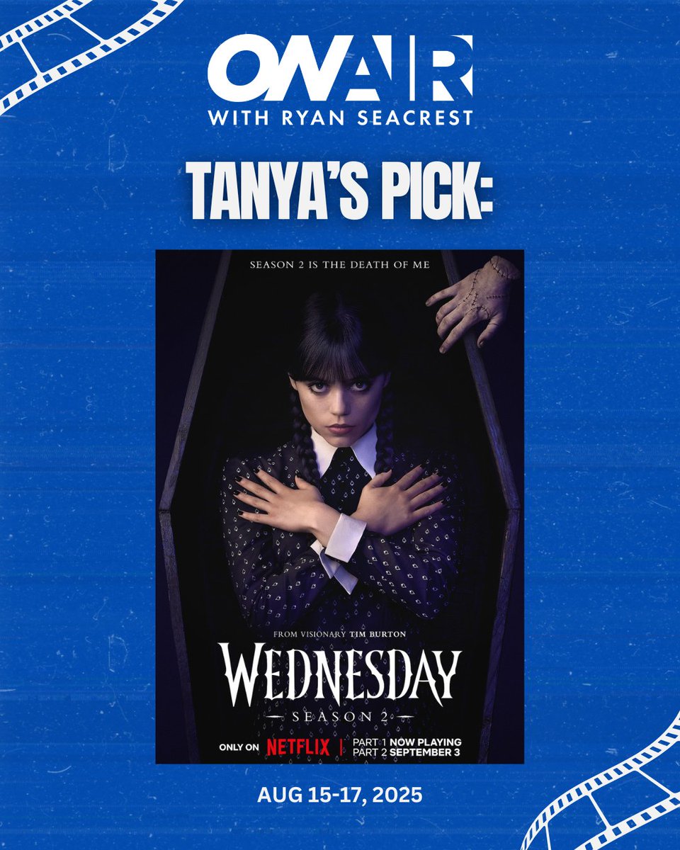 OnAirWithRyan's tweet image. The weekend is here! Need some ideas of what to watch this weekend? Here&apos;s what our staff is watching! 🍿 #weekendwatchlist