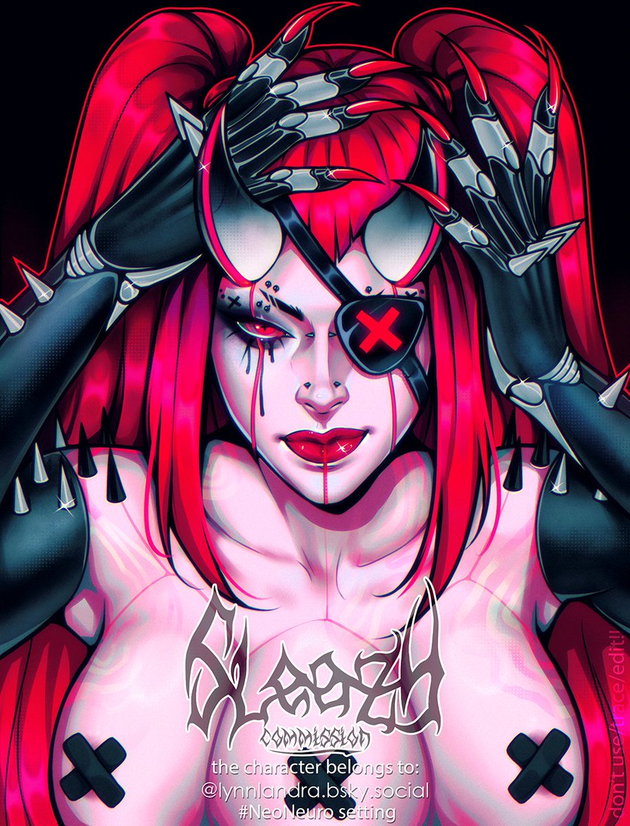 art with character Betty Zero 🖤 

#cyberpunk