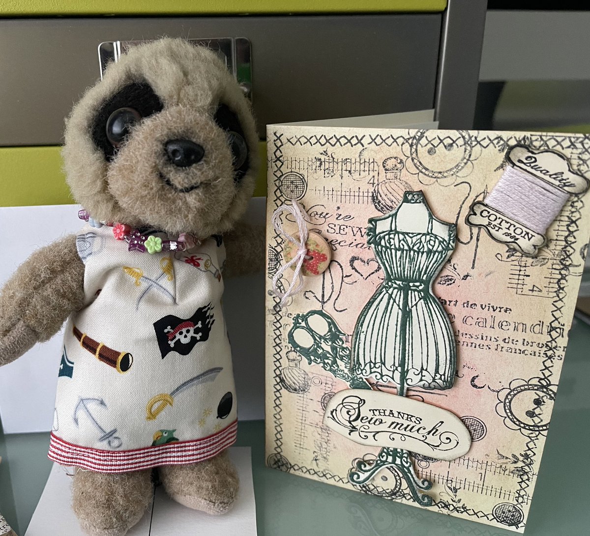 Olga said look at my extra special bespoke unique card 🥰 - thank you <a href="/BearBendor72384/">Bendor Bear</a>