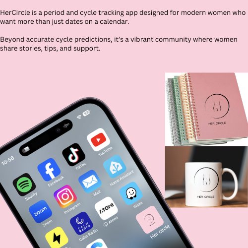 This is actually my first time trying brand design as a newbie in the game.

HerCircle is a period and cycle tracking app designed for modern women who want more than just dates on a calendar. 

Y'all please rate my work

Some words of advice would be appreciated