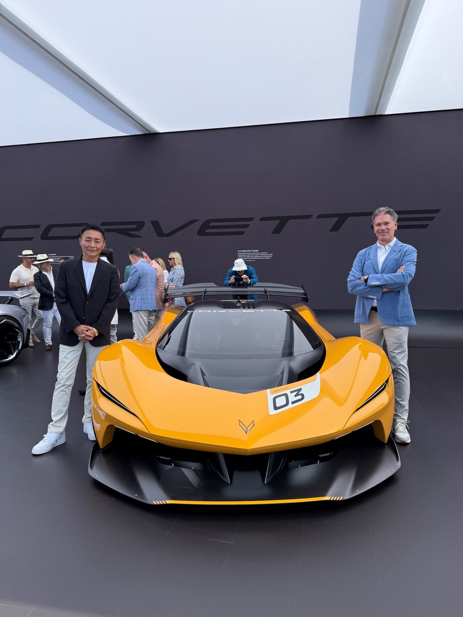 Kaz_Yamauchi's tweet image. The Corvette CX.R Vision Gran Turismo has been unveiled.
コルベットCX.R ビジョンGT、アンヴェイルしました。#corvette #VGT  #GT7