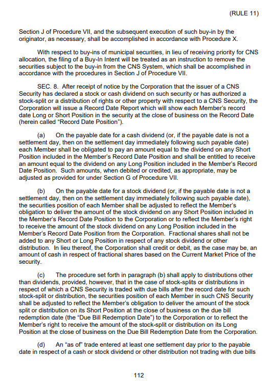 ReesePolitics's tweet photo. IMPORTANT: For those that didn't watch Richard Newton's $GME channel, he recently uncovered a can kicking theory based on the NSCC's rulebook, which allows failed trades to exist in the NSCC's Obligations Warehouse (OW) as ex-CNS failed trades (equity, options, etc.) or "Special Trades" between broker dealers per the NSCC Rulebook, pages 112/113.

I personally believe this is largely in part of what's going on with GameStop's cycles and WHY these fails were forced to close in May of 2024 when TDs accounts merged with Schwab (forced closure of old positions).

I am only sharing this in good faith to Richard's theory. He worked incredibly hard to uncover things that very few people know about the markets.

He will be sorely missed, but never forgotten for his tireless work.