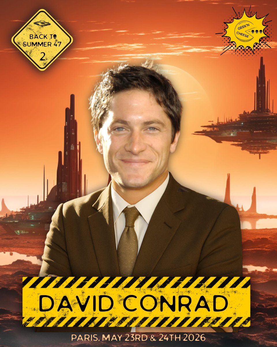 Fans Convention (@fansconvention) on Twitter photo David Conrad est le sixième guest de la Back To Summer 47
2 avec <a href="/GeeknCheese/">Geek'n Cheese</a> prévue le 23 et 24 Mai 2026 à Paris
David Conrad is the sixth guest of the Back To Summer 47
2 with <a href="/GeeknCheese/">Geek'n Cheese</a> scheduled for May 23 and 24, 2026 in Paris #roswell David Conrad est le sixième guest de la Back To Summer 47
2 avec <a href="/GeeknCheese/">Geek'n Cheese</a> prévue le 23 et 24 Mai 2026 à Paris
David Conrad is the sixth guest of the Back To Summer 47
2 with <a href="/GeeknCheese/">Geek'n Cheese</a> scheduled for May 23 and 24, 2026 in Paris #roswell