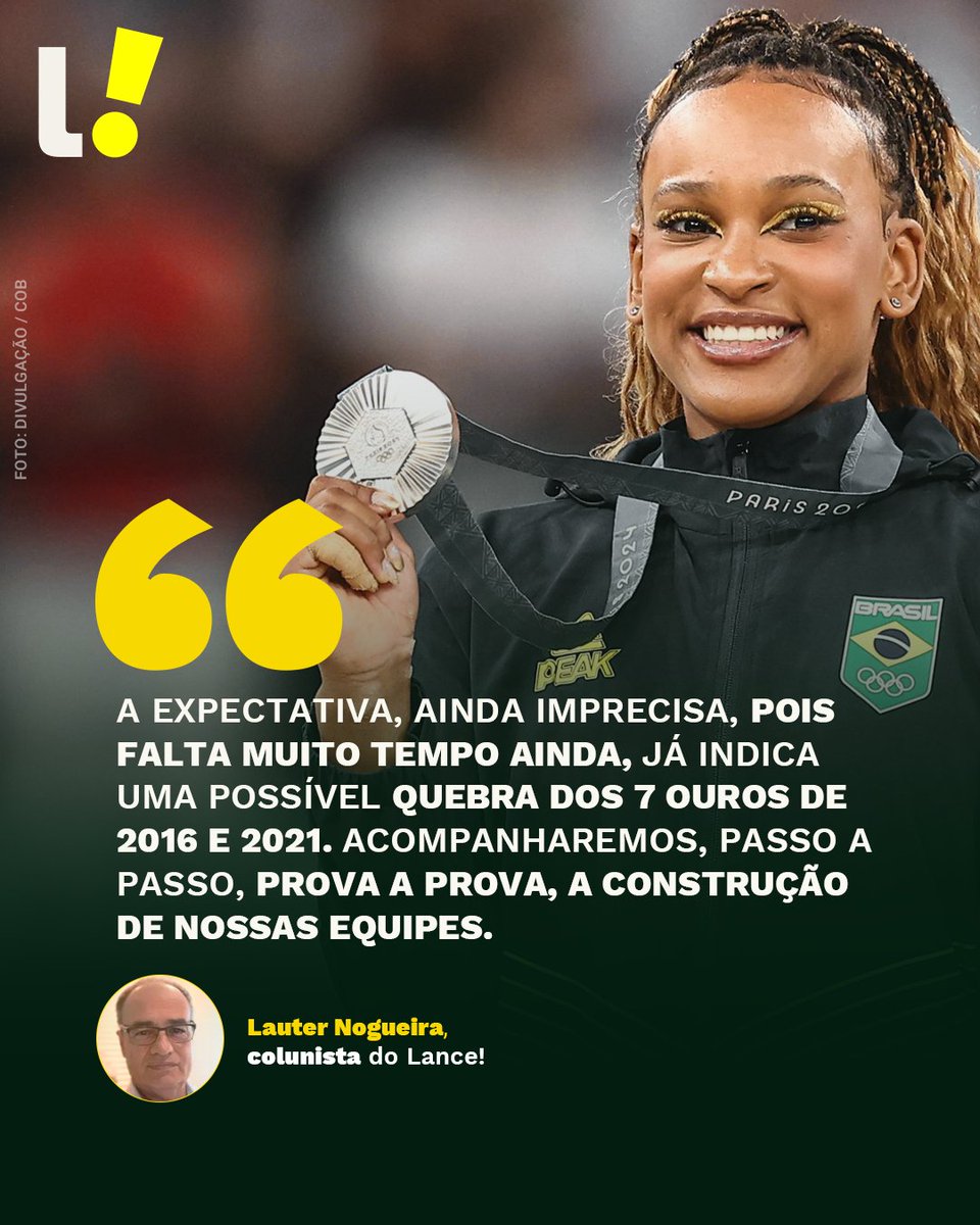 lancenet's tweet photo. Expectativa x Realidade!

Faltam projetos, sobram talentos. Agora, o foco é Los Angeles 2028. O futuro já começou! 🏃‍♂️🥇🌎

📲 Confira todos os detalhes da Coluna do Lauter Nogueira em nosso canal de transmissão: https://t.co/NmA8SuYqQK

#Colunista #Esportes #TimeBrasil #redes8 https://t.co/9TKZDTimiv