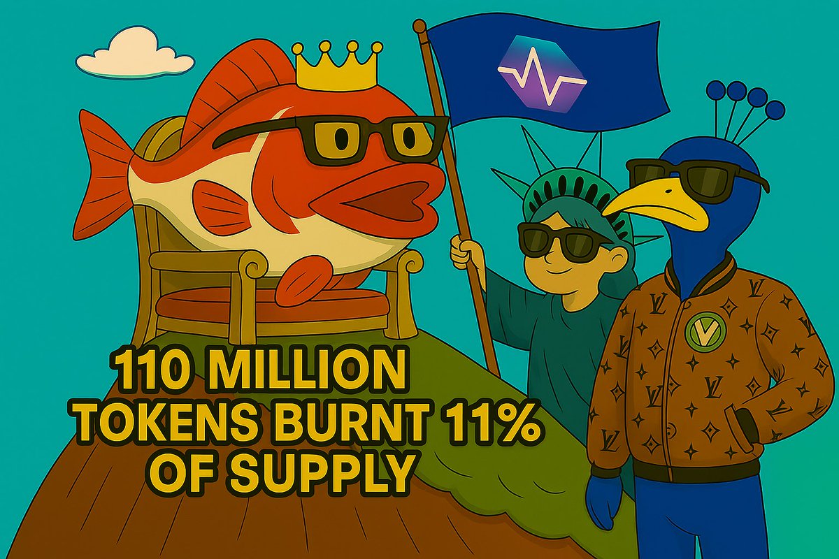 Hubert637329's tweet photo. Continue the Journey 
110M Tokens Burnt 🔥 
11% of Total Supply

BUILD IT BOND IT SHILL IT 🐠
First fin in, first win in. 🐟💦
@LibertySwapFi @Legions_RH @RichardHeartWin @monkeyfingerpls https://t.co/bV7AwxkFKD