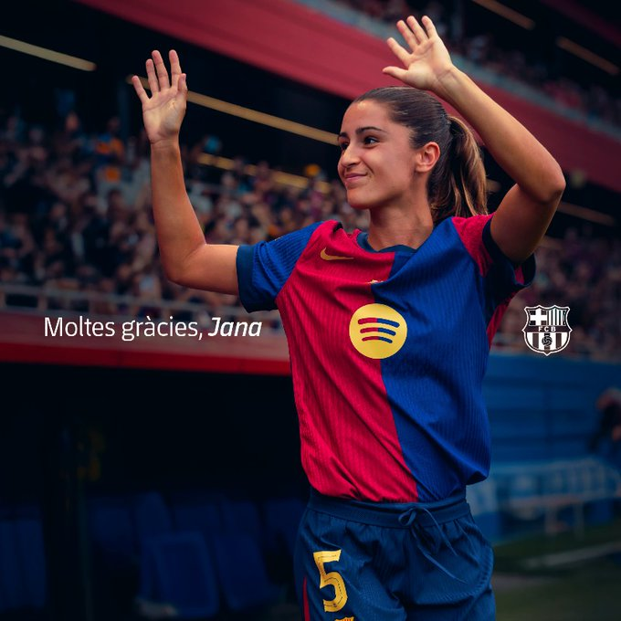 Erafutbolfem's tweet photo. 🚨 OFICIAL | Jana Fernández se va del Barça y firma con London City Lionesses

🏆 La canterana azulgrana se marcha con 6 Ligas, 3 UWCL, 5 Copas de la Reina y 5 Supercopas en su palmarés https://t.co/K1zhEoN5XH