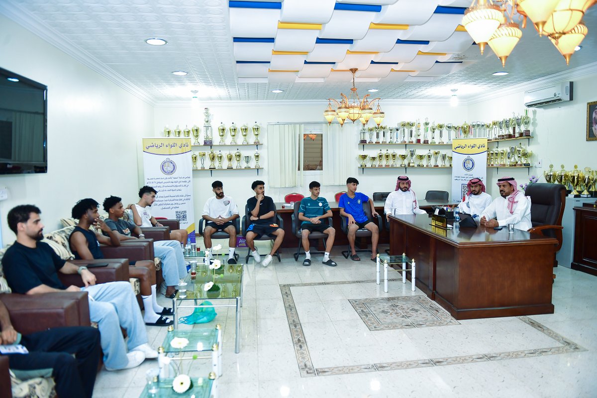 🟨| 
روح #اللواء من البدايـة 💛💙🤍

#نادي_اللواء