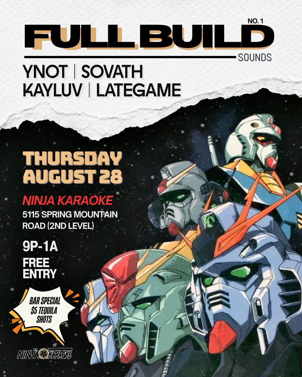 Got my first monthly with the homies planned! Swing by for food, drinks, and music 🦑