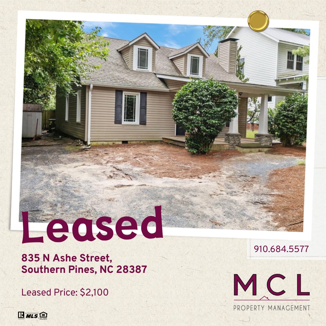 LivingCounty's tweet photo. This property has been LEASED. For more rentals in our area visit https://t.co/UPUfsPr3kH  ⬅️
#SouthernPinesNC #LeasedHome #PropertyManagement #NCRealEstate #RentalSuccess #HomeLeased #MCLPropertyManagement #RentalProperty https://t.co/uLBIstSm7z