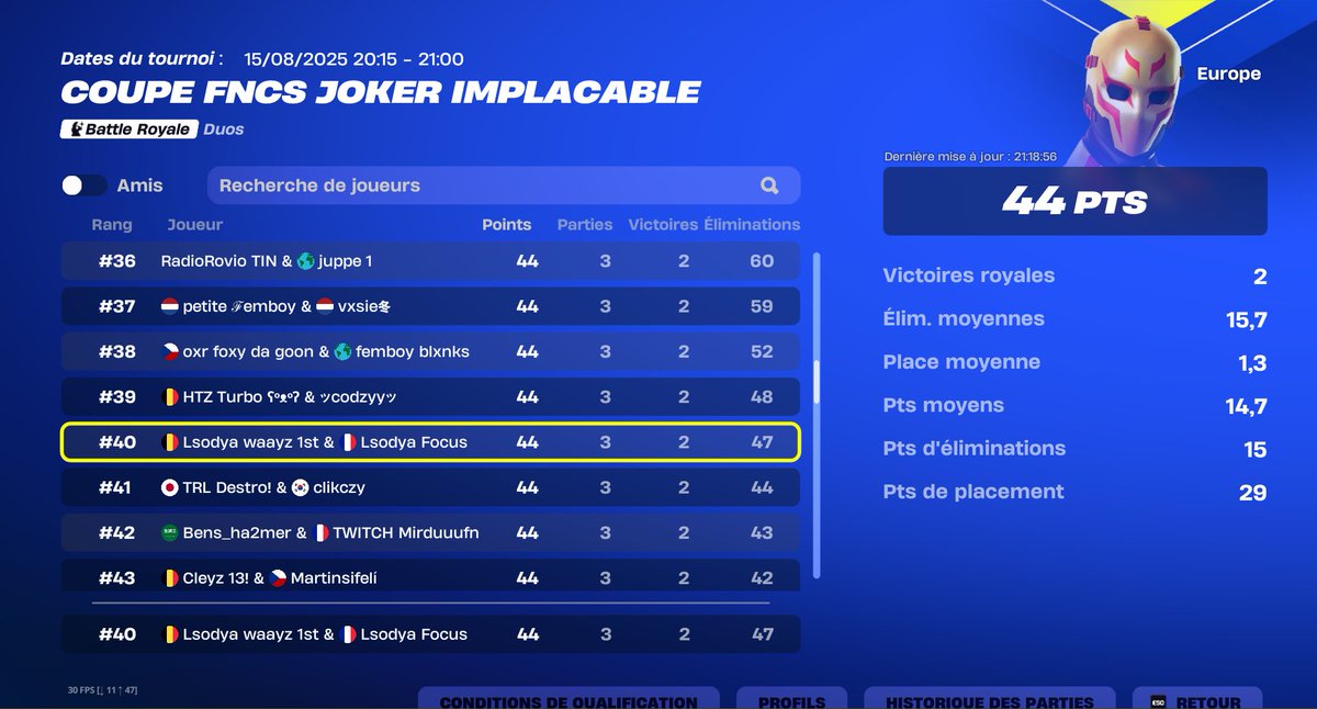 #40 groupe 2 w/<a href="/Focus_on120hz/">Lsodya Focus</a> 
<a href="/Lsodya/">Lsodya eSport</a>