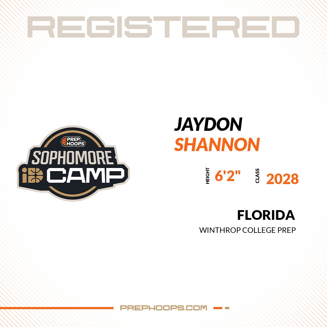 Welcome Class of 2028 Jaydon Shannon (<a href="/JaydonShannon/">Jaydon Shannon</a>) of Winthrop College Prep Academy HS to the @PrepHoopsFL Showcase @ Seminole Sports Academy. 

🔥🏀 #PHIDCampFL 🏀🔥

Register NOW! 👇  
events.prephoops.com/e/1592/registe…