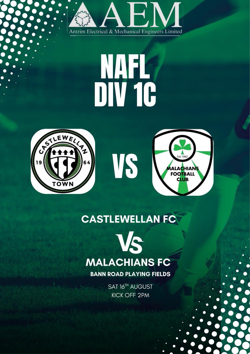 The lads are on the road tomorrow in the league. Come on the Super Mals.☘️